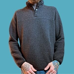 Gerry Gorp sweater windbreaker 1/4 snap button